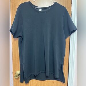 SPANX Black Short Sleeve Tee